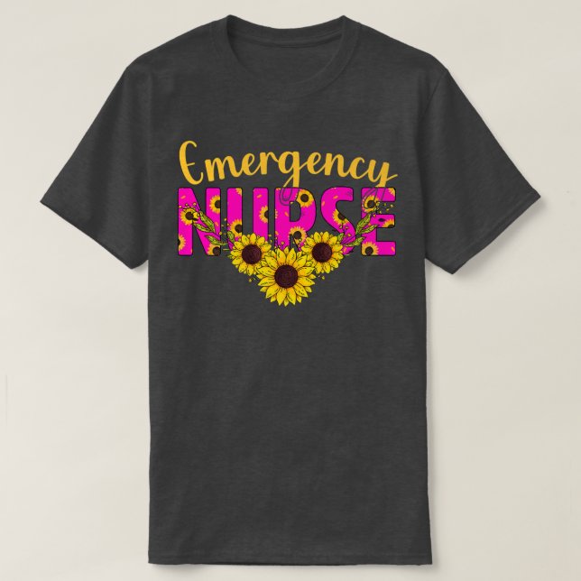 NURSES DAY NURSE WEEK ER Nurse Life Akut ER S T Shirt (Design framsida)