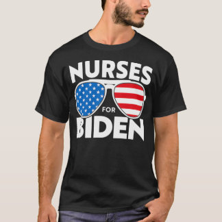 Nurses for Biden  Cool Uncle Joe Aviator Vote 2020 T Shirt