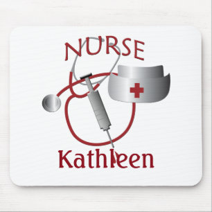 Nurses Namn Nurse Anpassningsbar Mousepad Musmatta
