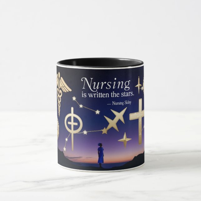 Nurses Natt Himmel Mugg: en gåva till stjärnorna Mugg (Center)