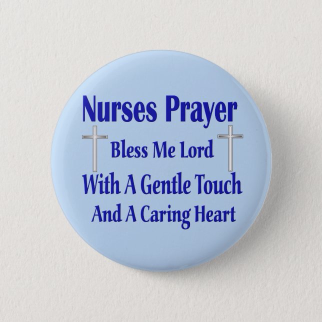Nurses Prayer Knapp (Framsida)