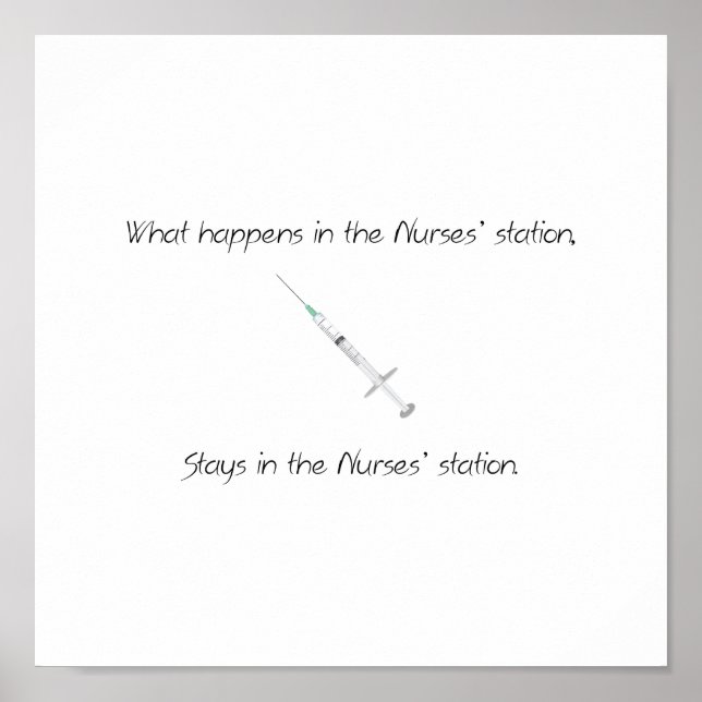 Nurses Station Poster (Framsidan)