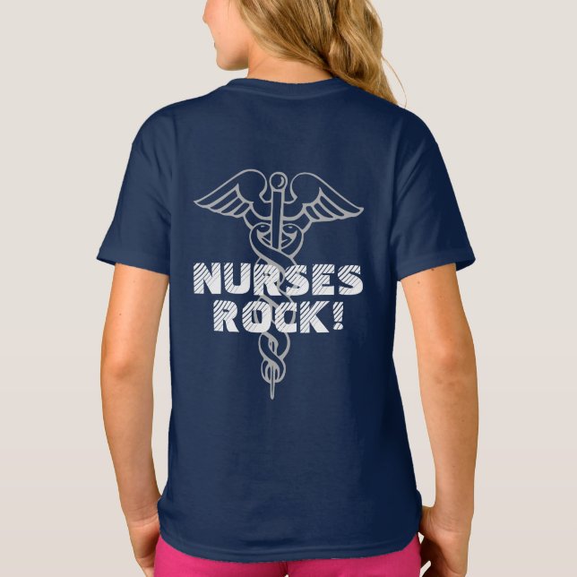 Nurses Sten hoodie Tee Shirt (Baksida)