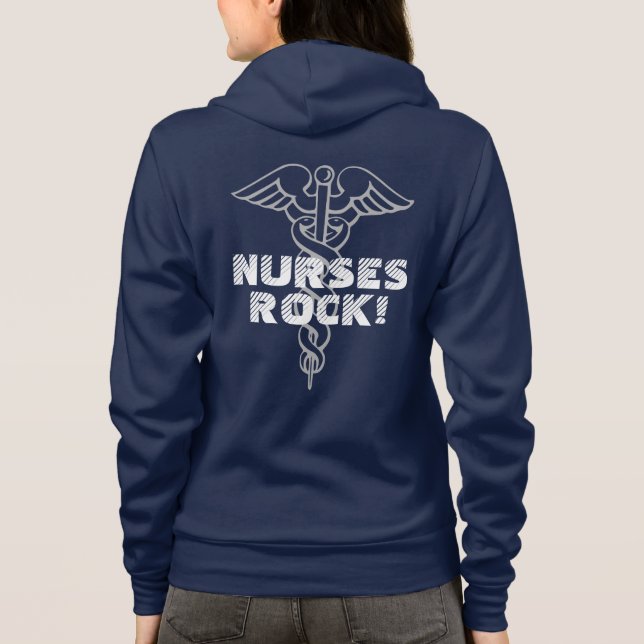 Nurses Sten hoodie Tee Shirt (Baksida)