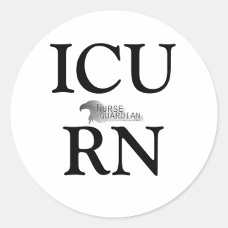 Nursevårddianlogo, ICURN Runt Klistermärke
