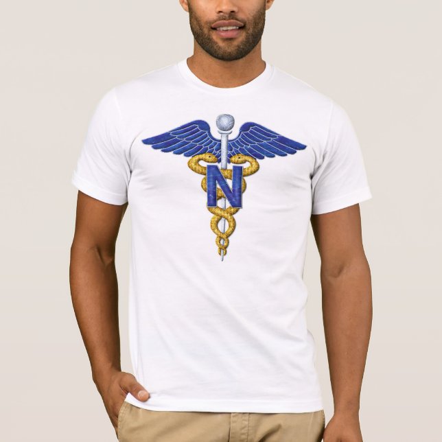 Nursing Caduceus T-shirt (Framsida)