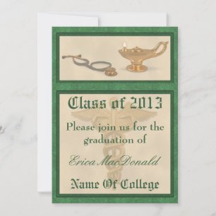 Nursing Graduation Invitation Inbjudningar