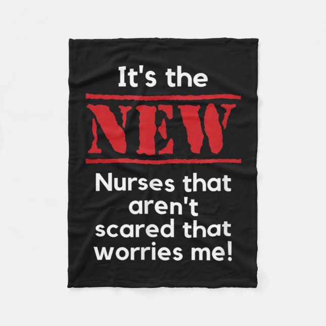 Nursing Quote It's The New Nurses That E Me Rn Dnp Fleecefilt (Framsidan)