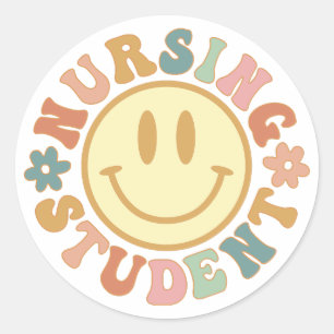 Nursing Student Gift, Future Nurse Runt Klistermärke