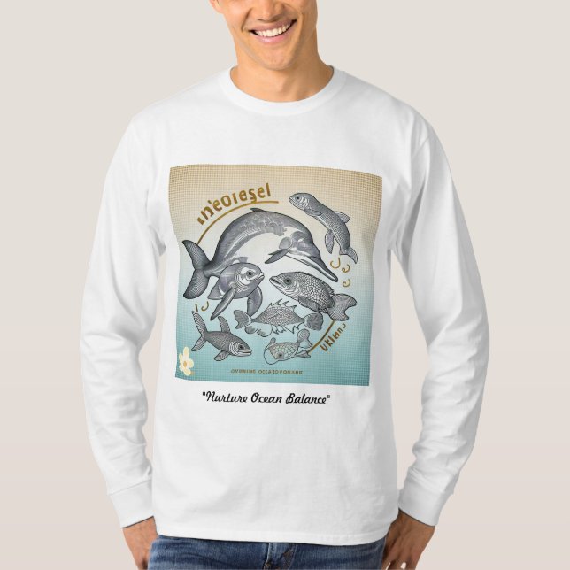 "Nurture Ocean Balance" T Shirt (Framsida)