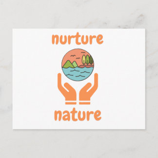 Nurture of nature, life quotes  helg vykort