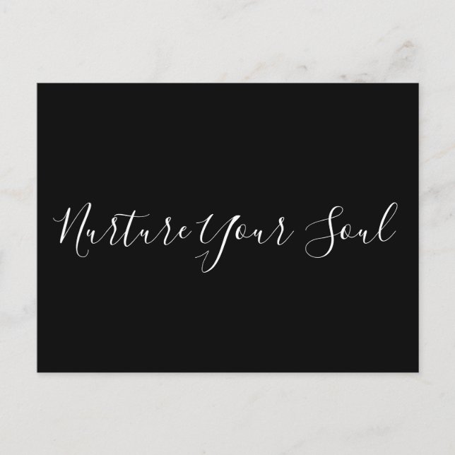 Nurture Your Soul Vykort (Framsida)