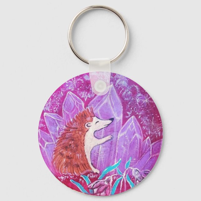 Nurturing Round Keychain Nyckelring (Framsida)