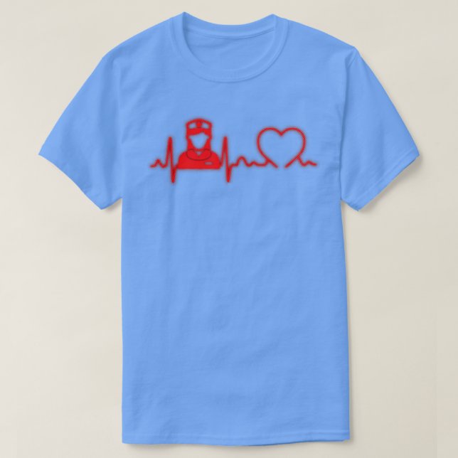 Nurus hjärtslag-gåva t shirt (Design framsida)