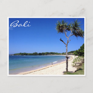 nusa dua bali strand vykort