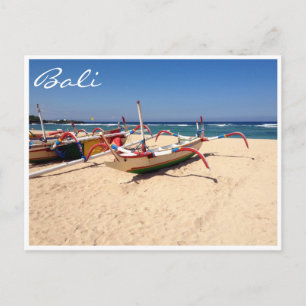 nusa dua-båtar vykort