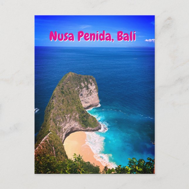Nusa Penida, Dinosaur-stranden Vykort (Framsida)