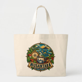 Nusantara Coffee Expedition Vintage Indonesisk Kon Jumbo Tygkasse