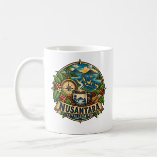 Nusantara Coffee Expedition Vintage Indonesisk Kon Kaffemugg