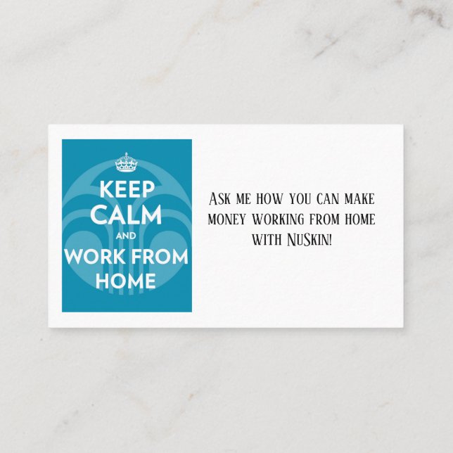 NuSkin Visitkort (Baksida)