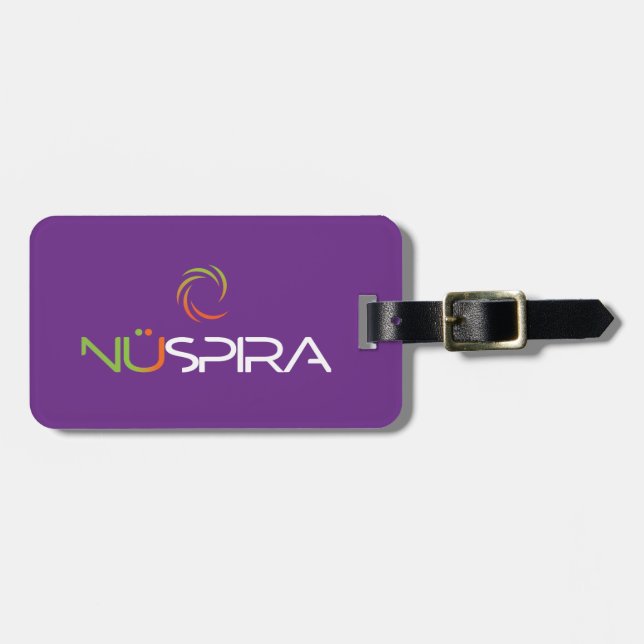 NuSpira Luggage Tag Bagagebricka (Horisontell Framsida)