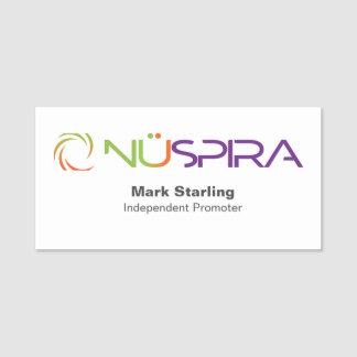 NuSpira Namn bricka Namnbricka