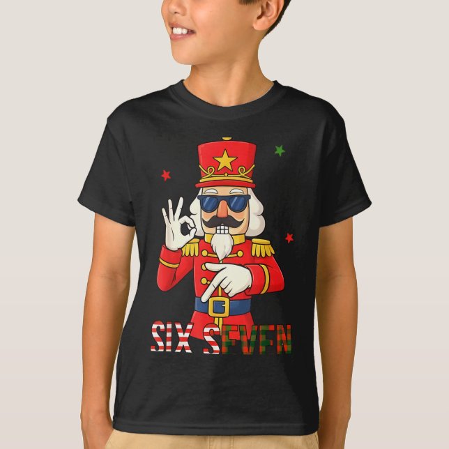 Nutcracker 67 Six Seven Christmas Meme Humor Men W T Shirt (Framsida)