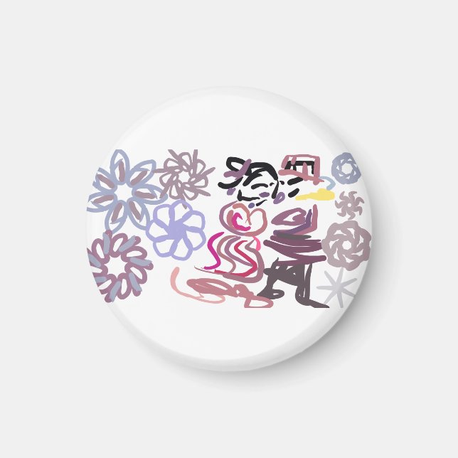 Nutcracker and Ballet winter  Magnet (Framsidan)