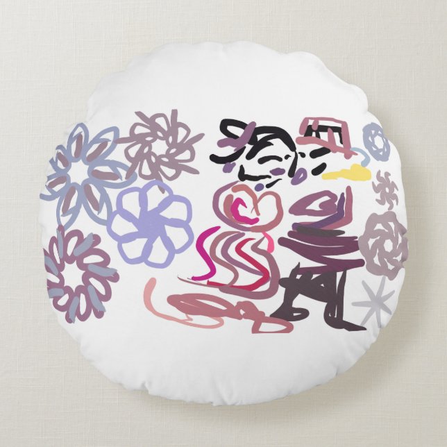 Nutcracker and Ballet winter  Rund Kudde (Framsidan)