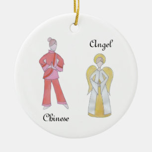 Nutcracker Angel/Chinese Keepsakes Ornament