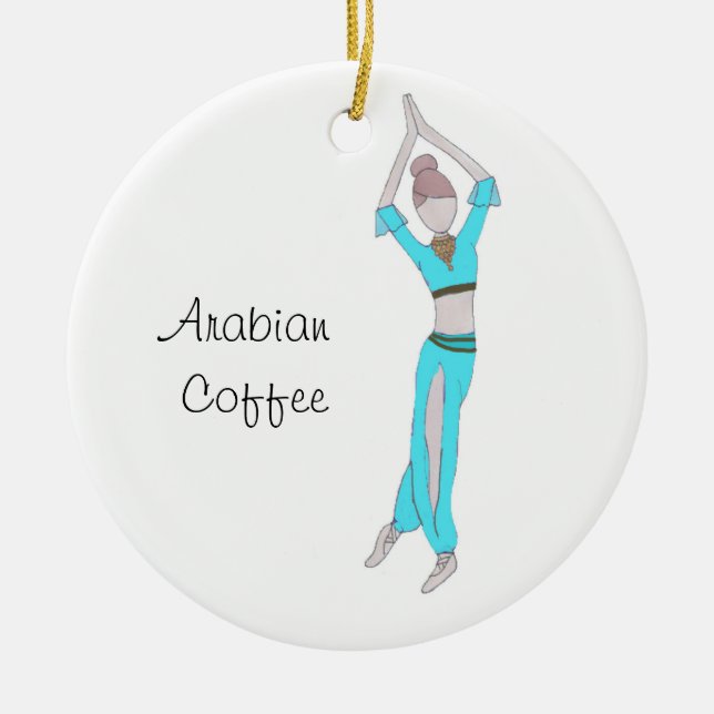 Nutcracker Arabian Coffee Keepsak Ornament (Framsidan)