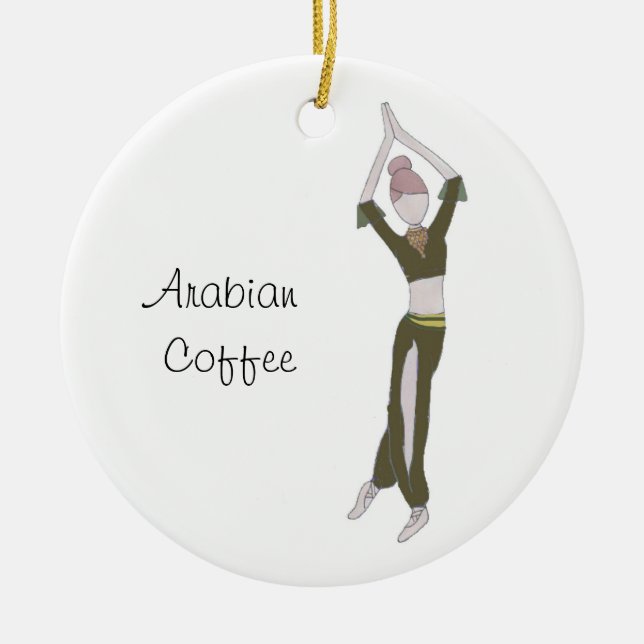 Nutcracker Arabian Coffee Keepsak Ornament (Framsidan)