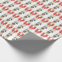 Nutcracker Art for Charity Gift Wrapping Papprare Presentpapper