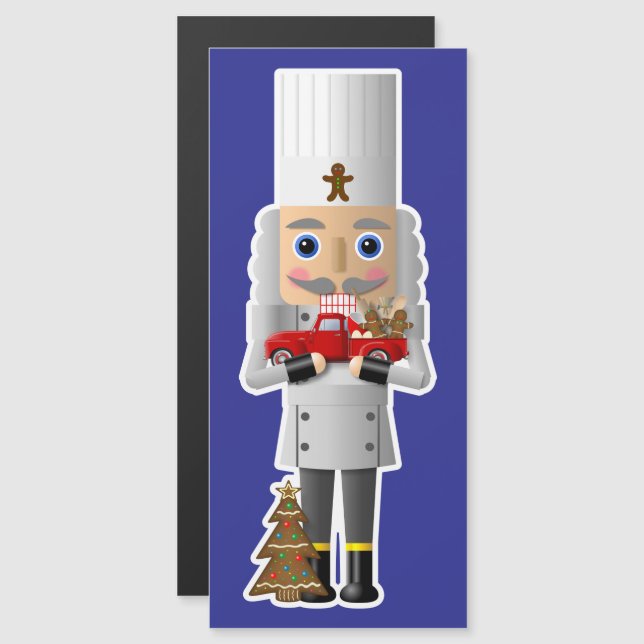 Nutcracker Baker med Little Red Lastbil (Fram/baksida)