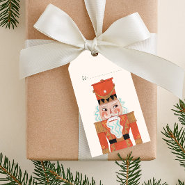 Nutcracker Balett Jul Presentetikett