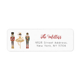 Nutcracker-ballen - Returadress för julgranar Returadress Etikett