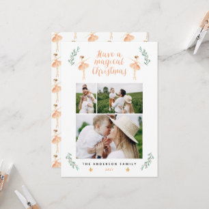 Nutcracker ballerina botaniskt 3-foto jul