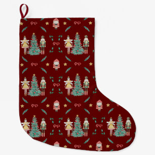 Nutcracker Ballerina julklappar Stor Julstrumpa