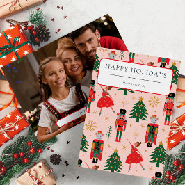 Nutcracker Ballerina Photo jul Julkort