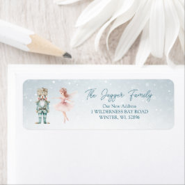 Nutcracker Ballerina-returadressen Returadress Etikett