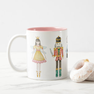 Nutcracker Ballerina Unik Pastel Jul Mugg