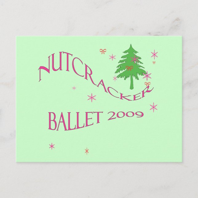 Nutcracker Ballet 2009 Vykort (Framsida)