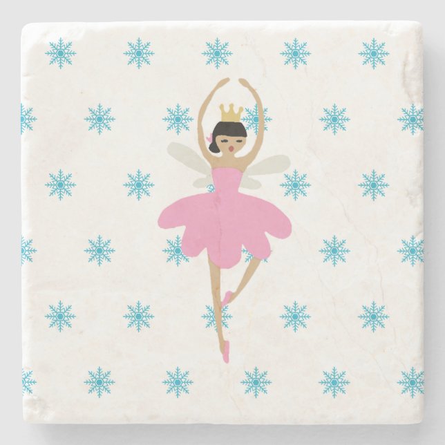 Nutcracker Ballet Ballerina Fairy Illustration Stenunderlägg (Framsidan)