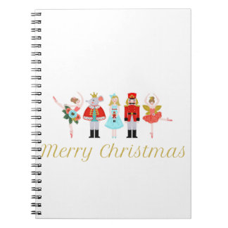 Nutcracker Ballet Christmas Anteckningsbok