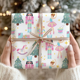 Nutcracker Ballet Christmas Wrapping Paper Presentpapper
