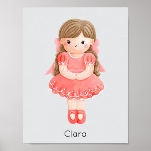 Nutcracker Ballet Clara jul Poster