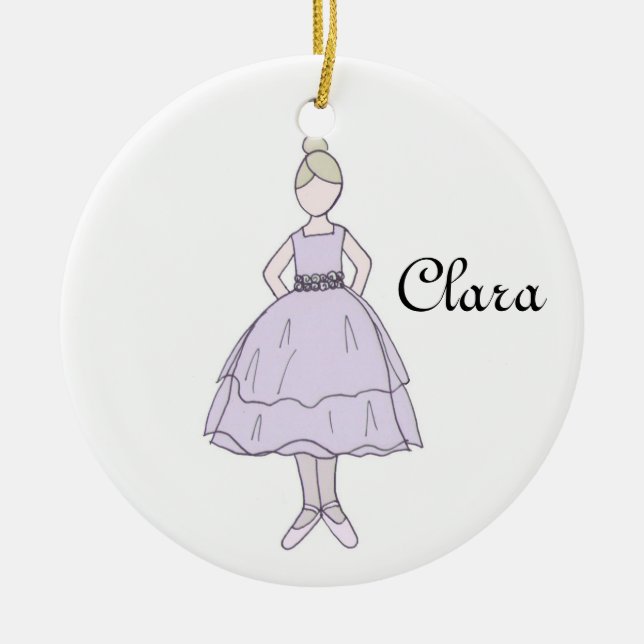 Nutcracker Ballet Clara Keepsakes Ornament (Framsidan)