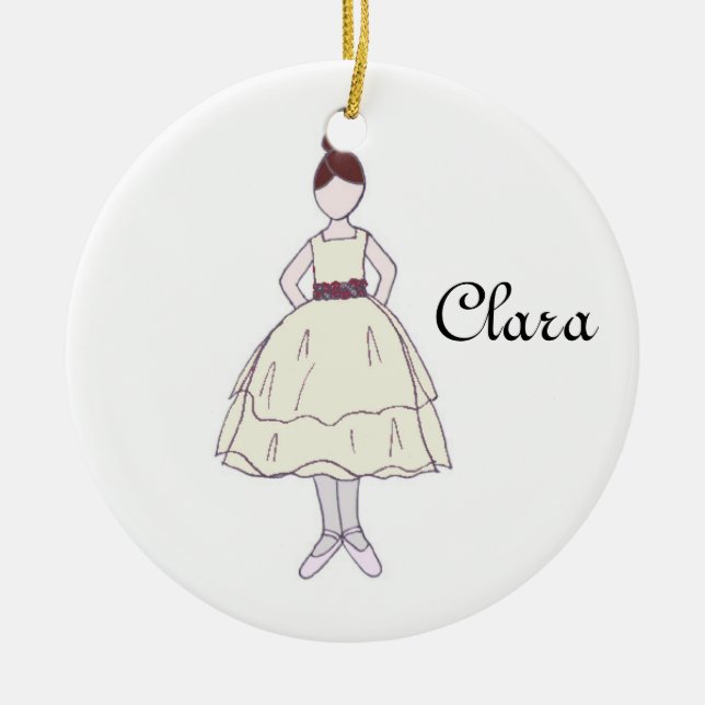 Nutcracker Ballet Clara Keepsakes Ornament (Framsidan)