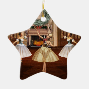 Nutcracker Ballet God jul Star Ornament