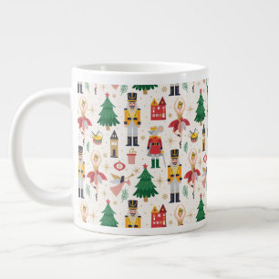Nutcracker Ballet Helgdag Mönster Jumbo Mugg